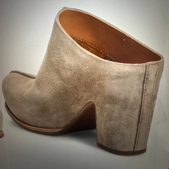 Gorgeous Kork-Ease Sagano Suede Platform Mules - Picture 7 of 9